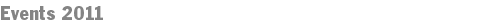 Events 2011