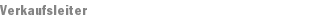 Verkaufsleiter