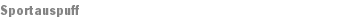 Sportauspuff