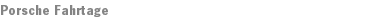 Porsche Fahrtage