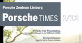 Porsche Times Ausgabe 1/12.